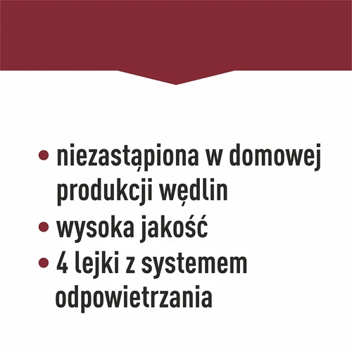 Vízszintes kolbásztöltő, 1,5 kg kapacitással, szilikon dugattyúval - 17