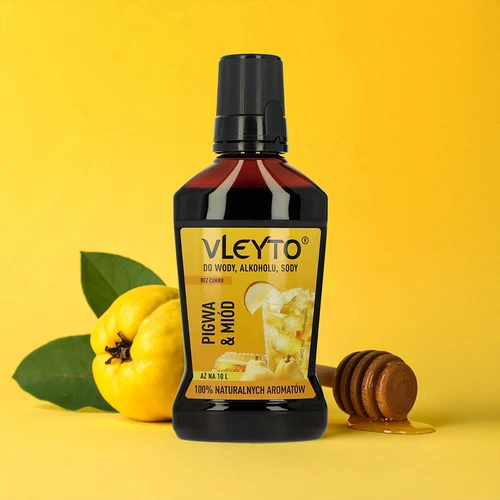 VLEYTO Birsalma & Méz – ízesítő esszencia természetes aromákkal, 250 ml - 4