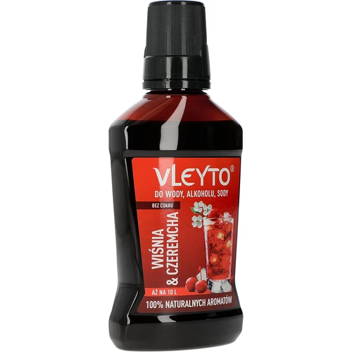 VLEYTO Meggy & Zselnicemeggy – ízesítő esszencia természetes aromákkal, 250 ml - 3