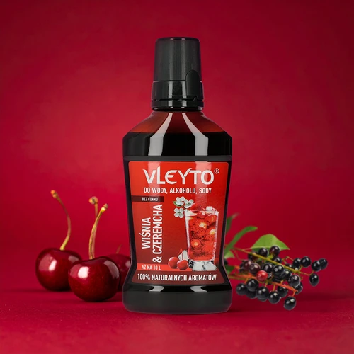 VLEYTO Meggy & Zselnicemeggy – ízesítő esszencia természetes aromákkal, 250 ml - 4
