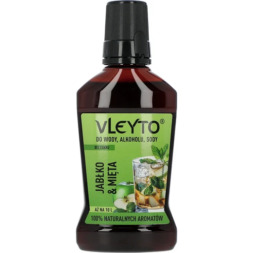 VLEYTO Menta & Alma – természetes aromákkal készült ízesítő esszencia, 250 ml