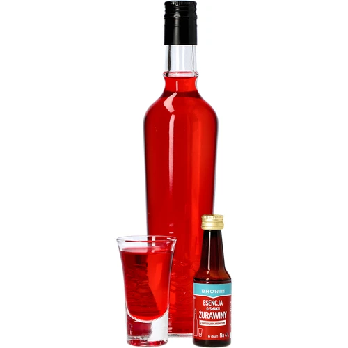 Vörösáfonya ízű esszencia 4 literhez – 40 ml - 4