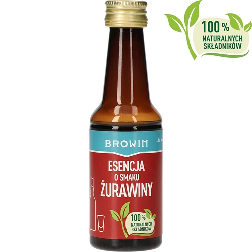 Vörösáfonya ízű esszencia 4 literhez – 40 ml