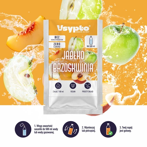 VSYPTO alma–őszibarack ízben, 3 g - 5