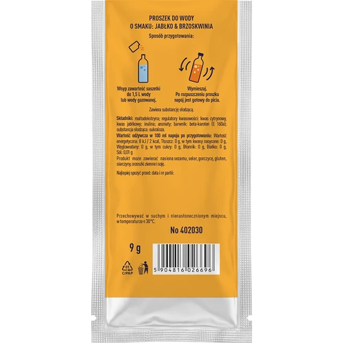 Vsypto alma-őszibarack ízű, 9g - 3