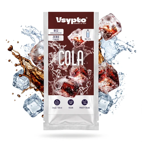 VSYPTO cola ízű - vízhez való ízesítőpor, 9 g