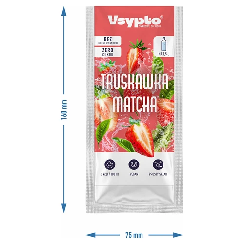 VSYPTO eper–matcha ízű, 9 g - 4