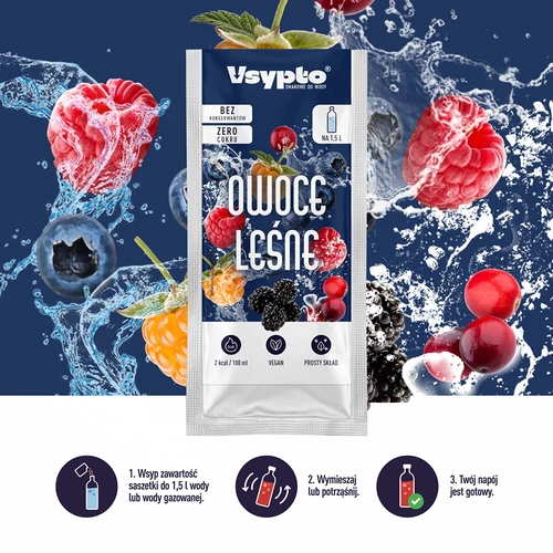 VSYPTO erdei gyümölcs ízű, 9 g - 5