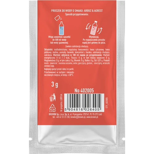 VSYPTO görögdinnye–egres ízű, 3 g - 3