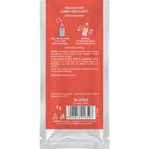 VSYPTO görögdinnye–egres ízű, 9 g - 3