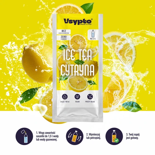 Vsypto Ice Tea Citrom ízű, 9 g - 5