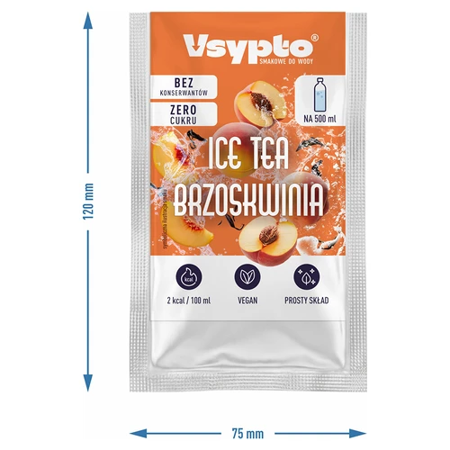 VSYPTO Ice Tea Őszibarack íz, 3 g - 4
