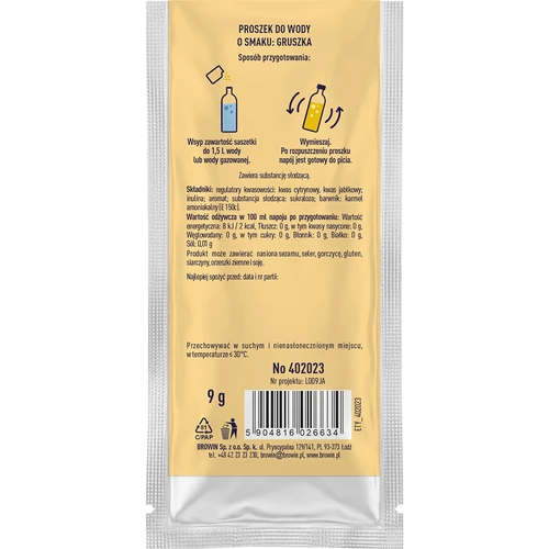 Vsypto körte ízű, 9 g - 3