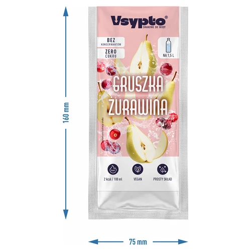 VSYPTO körte–vörösáfonya ízben, 9 g - 4