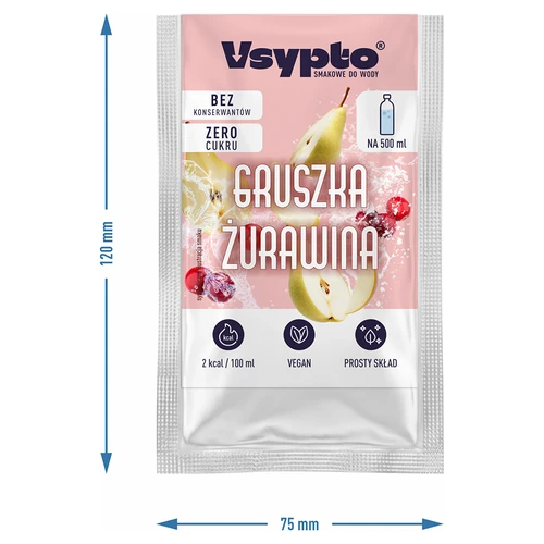 VSYPTO körte-vörösáfonya ízű, 3 g - 4