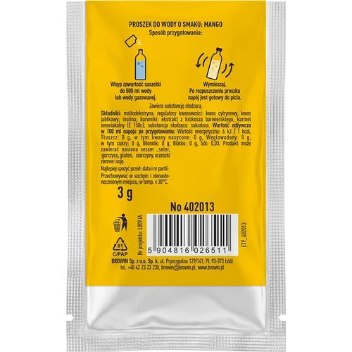 Vsypto mangó ízű, 3 g - 3