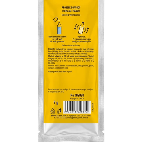 VSYPTO mangó ízű, 9g - 3