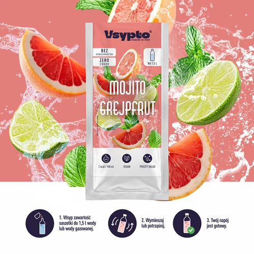 Vsypto Mojito Grapefruit ízű, 9 g - 5