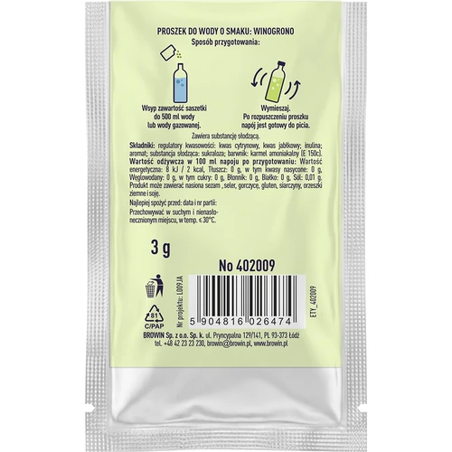 VSYPTO szőlő ízű, 3g - 3