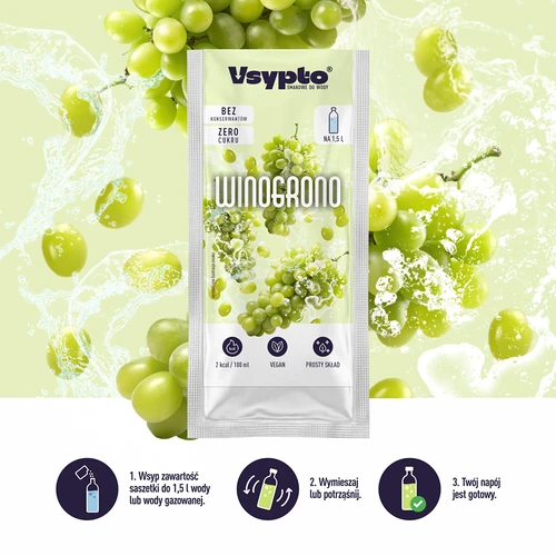 Vsypto szőlő ízű, 9 g - 5