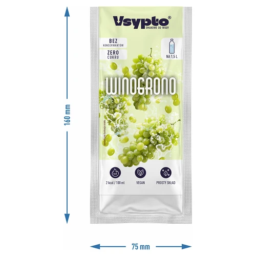 Vsypto szőlő ízű, 9 g - 4