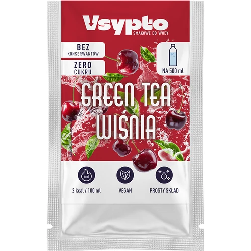 VSYPTO zöld tea–meggy ízű, 3 g - 2