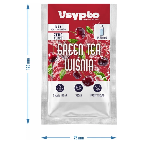 VSYPTO zöld tea–meggy ízű, 3 g - 4