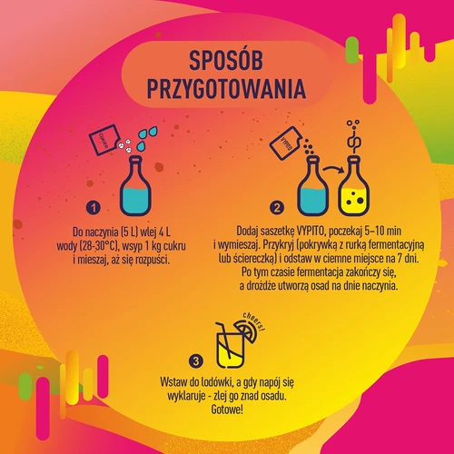 VYPITO 12%, 18 drinkhez való tasak – Multitropic, 126g - 5