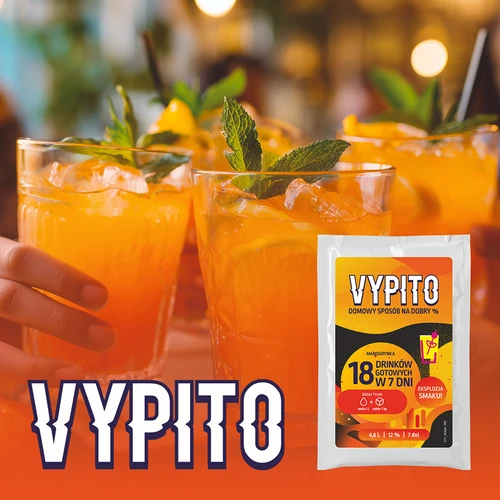 VYPITO 12%, tasak 18 koktélhoz - Mandarin, 126g - 6