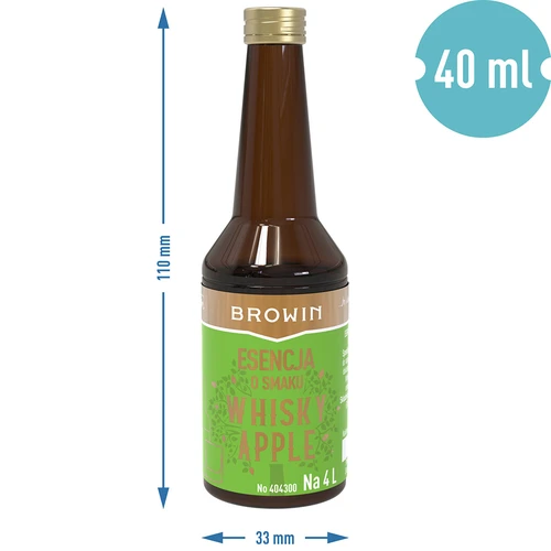 Whisky Apple ízű esszencia - 40 ml, 4 l-hez - 7