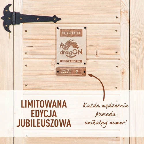 Wi‑Fi-s füstölő, 200 L – dragON WOOD 100IQ elektromos fűtőmodullal és vezérlőegységgel - 4