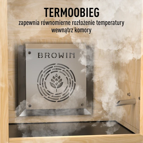 Wi‑Fi-s füstölő, 200 L – dragON WOOD 100IQ elektromos fűtőmodullal és vezérlővel, égetett fa kivitelben - 8