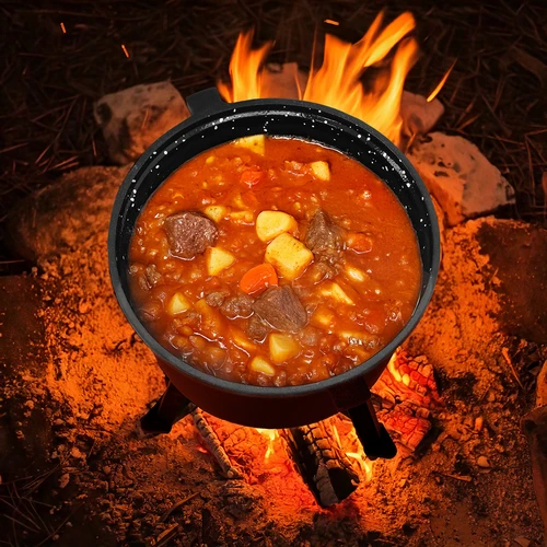 Zománcozott öntöttvas bogrács, 10 l - 7