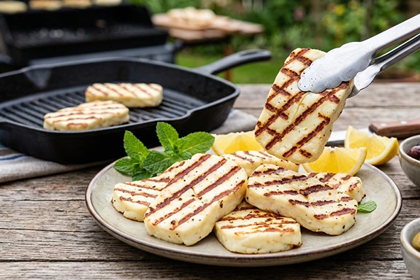 Halloumi típusú sajt – tökéletes grillezéshez
