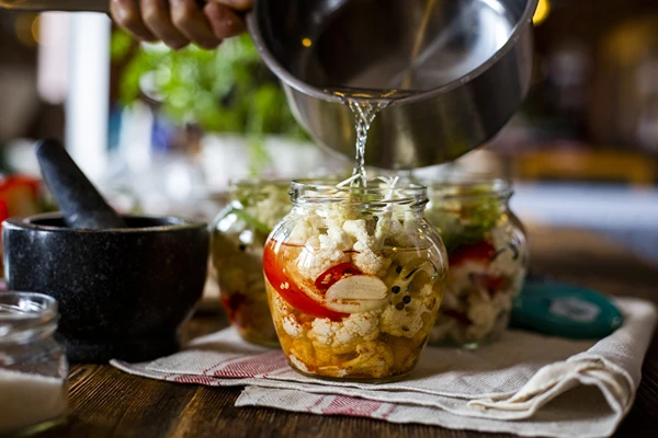 Házi fermentált karfiol