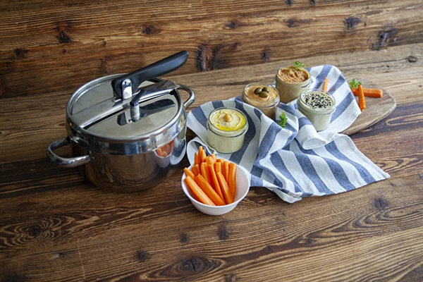 Hummusz különböző ízváltozatokban