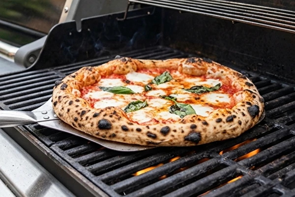 Neapolyi pizza gázgrillen