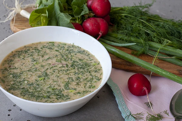 Okroska – kenyérkvaszon készült hideg leves