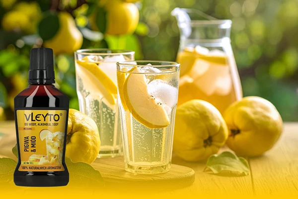 Sparkling Pigwa – frissítő, alkoholmentes koktél méz és birs jegyével