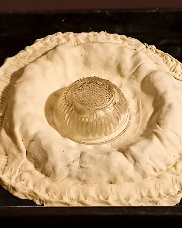 Spenótos kelt tésztacsillag