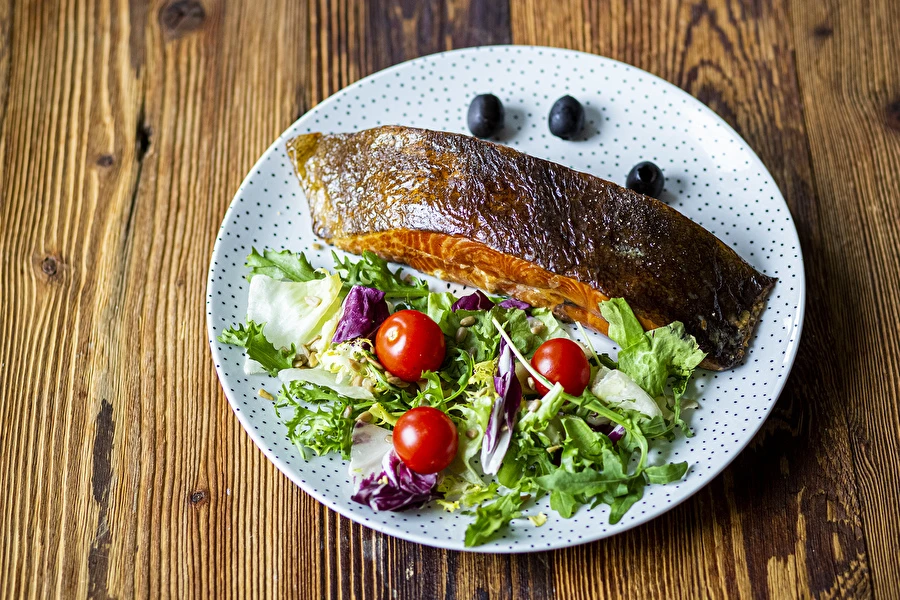 Füstölt halibutszeletek