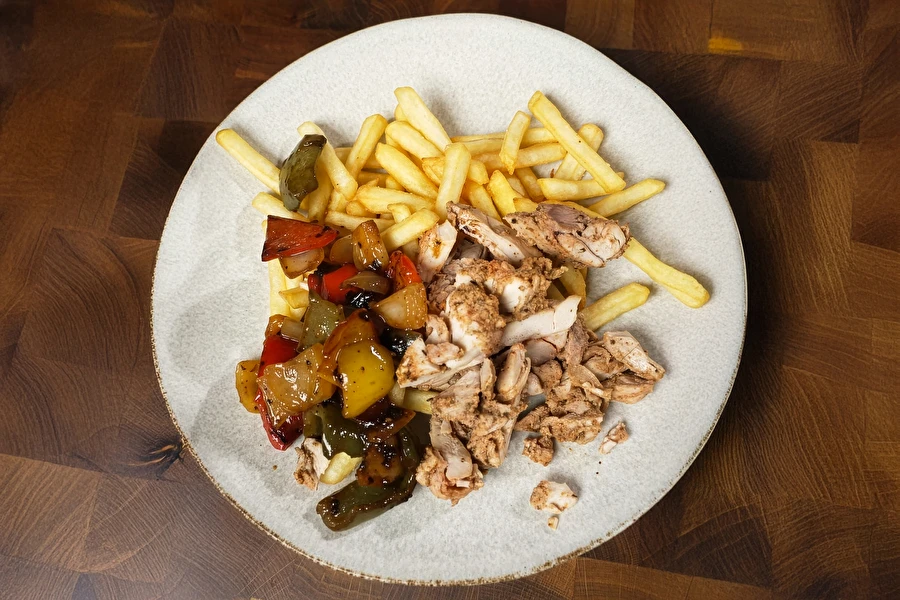 Gyros csirkecombból