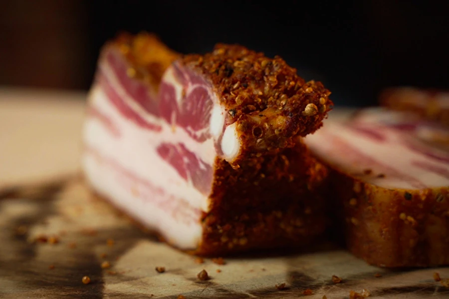 Browin Przepiśnik - Pastrami stílusú füstölt szalonna