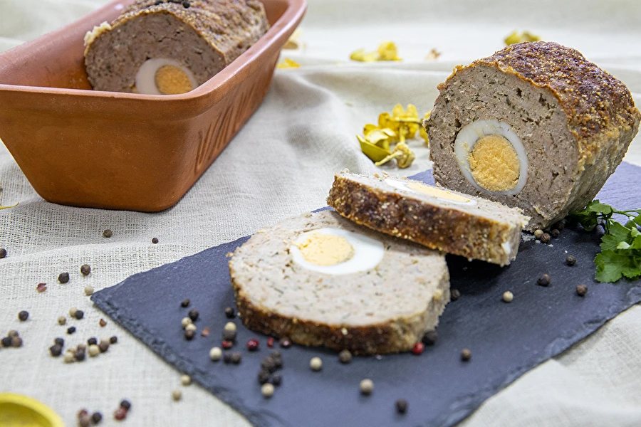 Browin Przepiśnik - Római tálban sült tojásos vagdalt